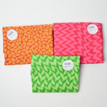 Orange, Green + Pink Quilting Cotton Bundle
