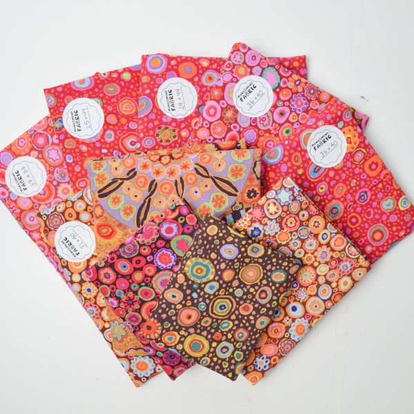 Pink + Orange Kaffe Fassett Quilting Cotton Bundle