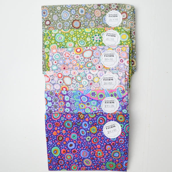 Purple, Pink + Green Kaffe Fassett Quilting Cotton Bundle