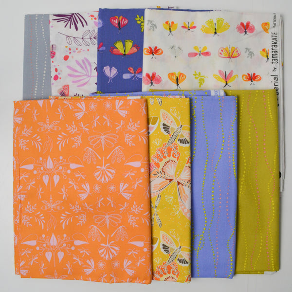 Windham Fabrics Aerial Quilting Fabric Bundle - 8 Prints, 1 Yard Each
