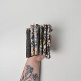 Gray + Brown Rock Print Quilting Weight Woven Fabric Bundle