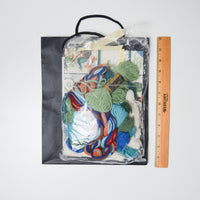 Millena Designs Shaker Peacock Patchwork Printed Canvas Needlepoint Tapestry Kit