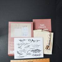 Kikkerland Crafters Image Transfer Tote Bag Kit