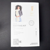 Wool + The Gang DIY Triple Threat Scarf Knitting Kit