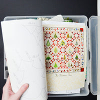 Piece O Cake Christmas Pattern Booklet with Applique Christmas Trees + Ohio Star Blocks