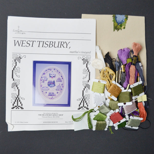 Eventide Designs West Tisbury, Martha's Vineyard Counted Cross Stitch Kit