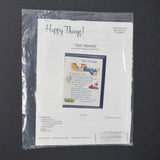Happy Things Test Prayer Counted Cross Stitch Kit