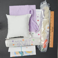Hermit Crab Stitchery M Pillow Miniature Needlepoint Pillow Kit
