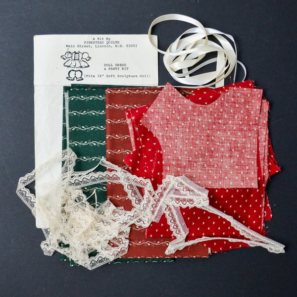 Pinestead Quilts Doll Dress + Panty Kit