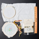 DMC Mindful Making The Heart's Ease Embroidery Kit _ Little Dear Stitch Sampler Kit
