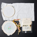 DMC Mindful Making The Heart's Ease Embroidery Kit _ Little Dear Stitch Sampler Kit