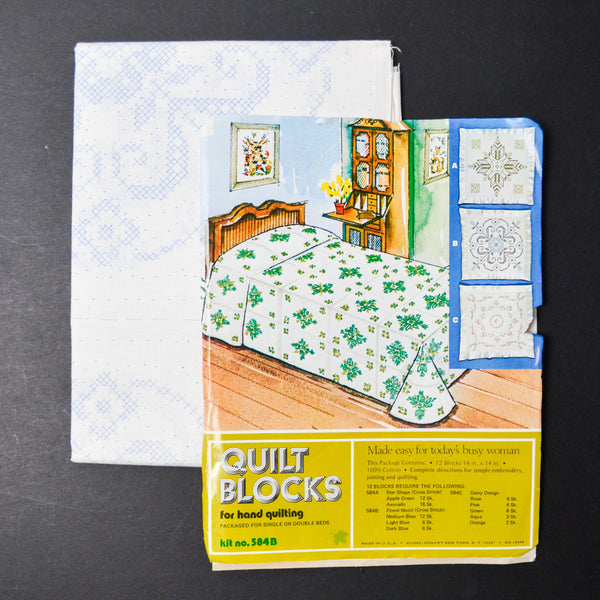 Kugel Vogart Quilt Blocks for Hand Quilting Kit No. 584B