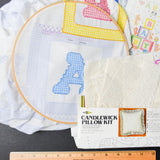 Bucilla Special Edition Littlest Pet Shop Stamped Cross Stitch Quilt Top + Candlewicking Pillow Kit
