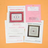 JBW Designs Sweet Nothings Cross Stitch Patterns - Set of 4