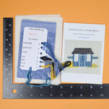 Danish Aerøskøbing Bathhouse Counted Cross Stitch Kit