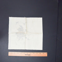 Floral Basket Dresser Scarf or Table Runner, Stamped for Embroidery