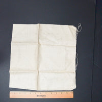 Off-White Floral Frames Vogart Vintage Linen, Stamped for Embroidery