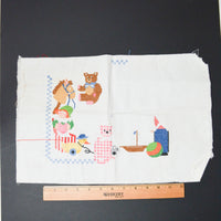 Toys Cross Stitch - Partially Worked