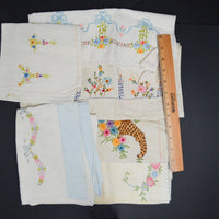 Floral Embroidered Linens Bundle