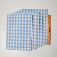 Blue Plaid Dunroven House Cotton Tea Towels - Set of 4
