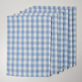 Blue Plaid Dunroven House Cotton Tea Towels - Set of 4
