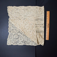 Tan Lace Runner - 18" x 32"