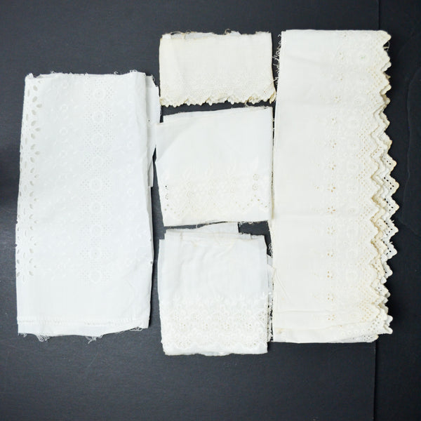 Eyelet Lace Trim + Remnant Bundle