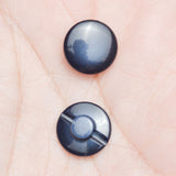 Dark Blue Self Shank Buttons - Set of 6