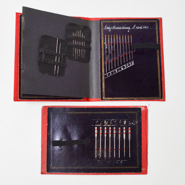 Vintage Hand + Machine Sewing Needle Book