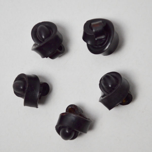 Plastic Knot Buttons - Set of 5
