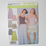 Simplicity 4595 Skirt Sewing Pattern - Size P5 (12-20)