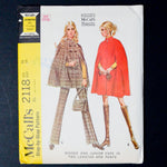McCall's 2118 Cape + Pants Sewing Pattern - Size 16