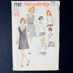 Simplicity 7767 Jumper + Blouses Sewing Pattern - Size 18 1/2