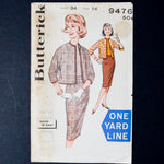 Butterick 9476 Jacket + Skirt Sewing Pattern - Size 14