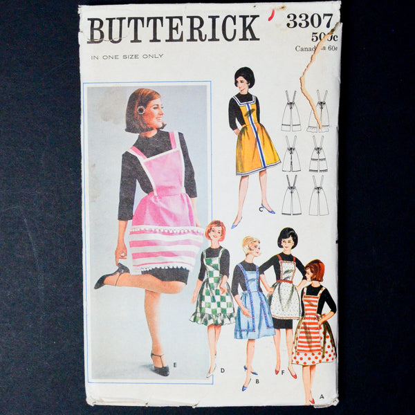 Butterick 3307 Aprons Sewing Pattern - One Size