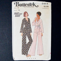 Butterick 3414 Top, Pants + Belt Sewing Pattern - Size 14