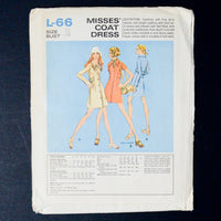 McCall's Sewing Pattern Designed Exclusively for Lipton Soup Mixes, L-66 Coat Dress Sewing Pattern - Size 12