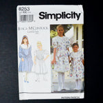 Simplicity 8253 Children's Dress Sewing Pattern - Size KK (7-12)