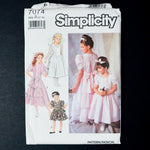 Simplicity 7074 Children's Dress Sewing Pattern - Size A (7-14)