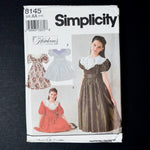 Simplicity 8145 Children's Dress Sewing Pattern - Size AA (7-10)