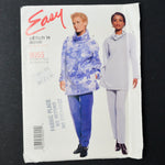 Easy Stitch 'N Save Tops + Pull-On Pants Sewing Pattern - Size A (4-14)