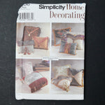 Simplicity Home Decorating 7196 Decorative Pillows Sewing Pattern