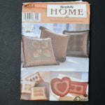 Simplicity Home 9044 Chenille Technique Pillows Sewing Pattern