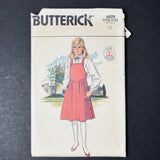 Butterick 6829 Girl's Jumper and Blouse Sewing Pattern - Size 14