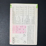 Simplicity 6300 Child's Front-Wrap Dress or Jumper and Hat Sewing Pattern - Size 4