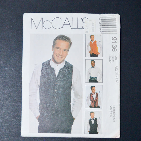 McCall's 2568 Three Neckties Sewing Pattern - One Size