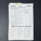 Burda 3670 Multi-Piece Maternity Dress Sewing Pattern - Size 10-20