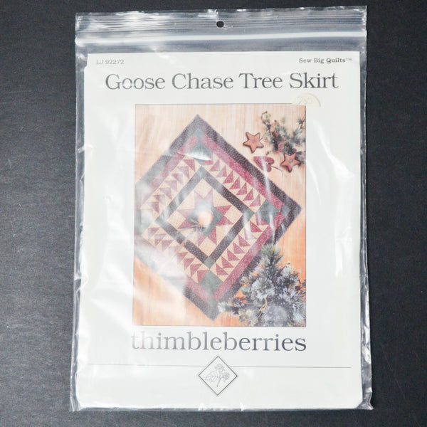 Thimbleberries Goose Chase Tree Skirt Quilt Pattern