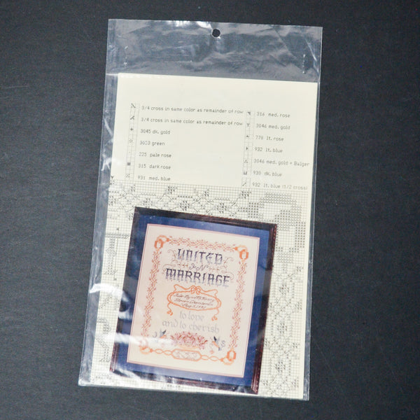 United in Marriage Cross Stitch Pattern