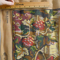 Le Pressoir Vintage French Painted Needlepoint Canvas - Started